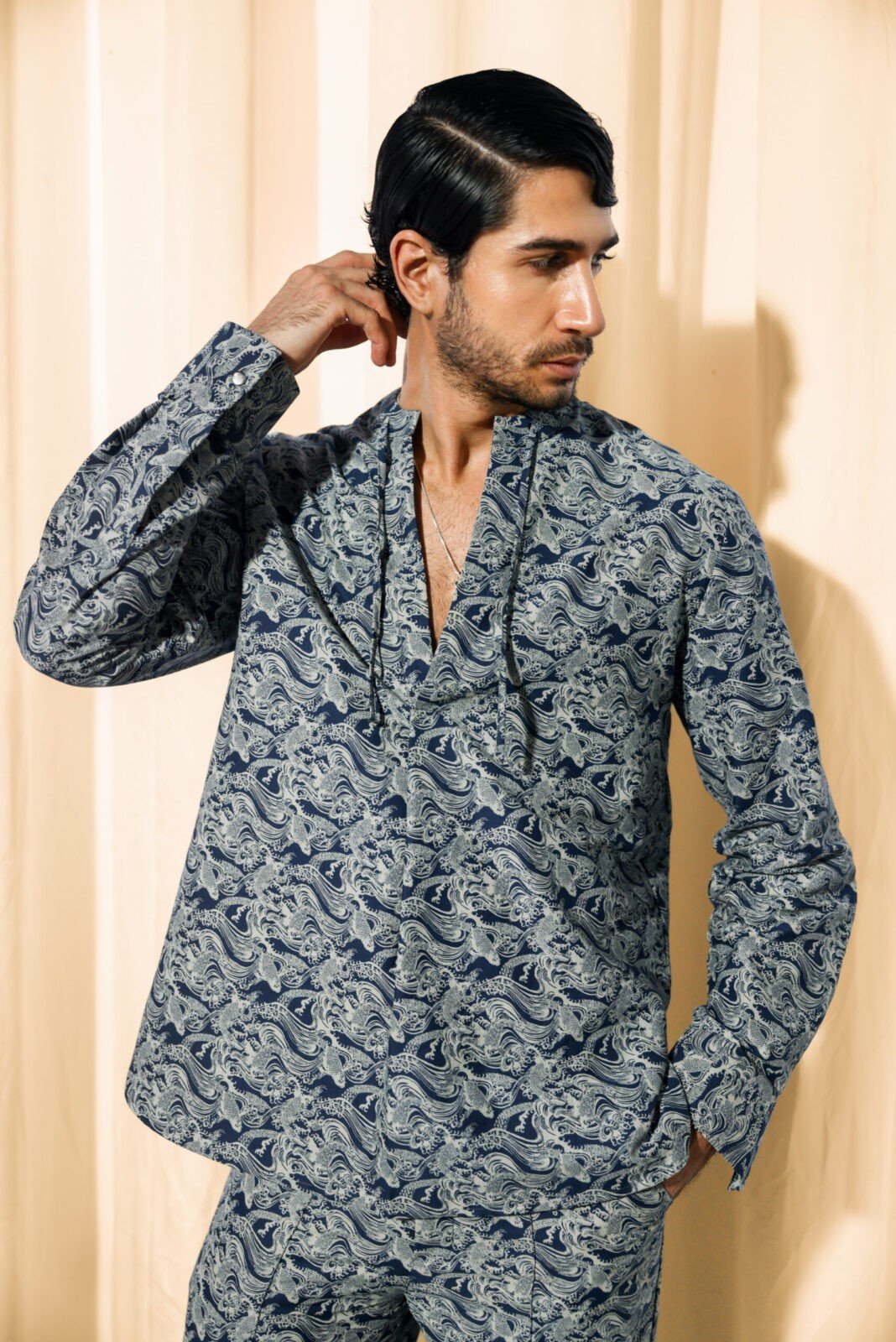 Blue Printed Co-ord set