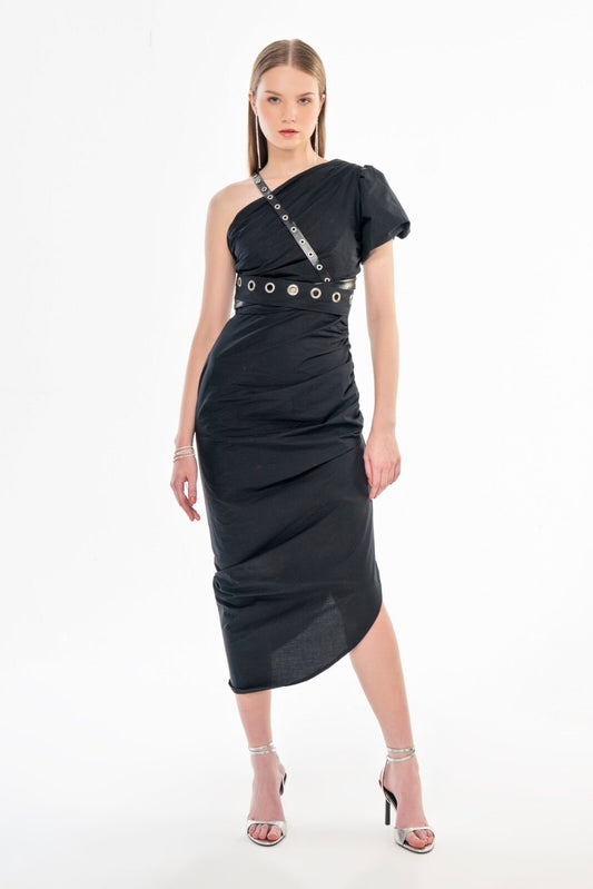 Asymmetric Long Dress