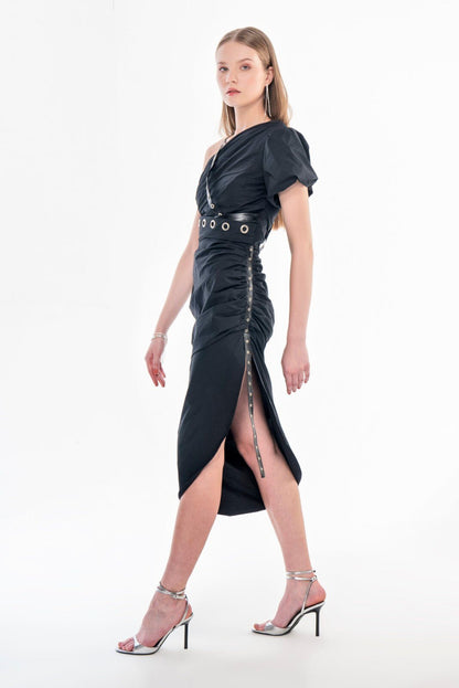 Asymmetric Long Dress